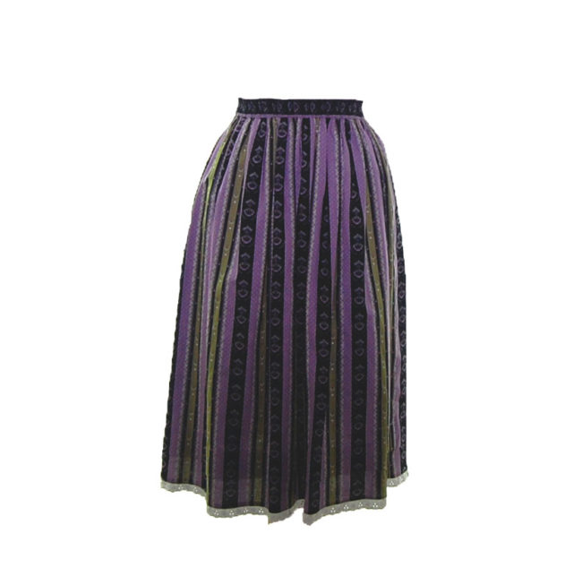 80 Mid Calf Floral Skirt