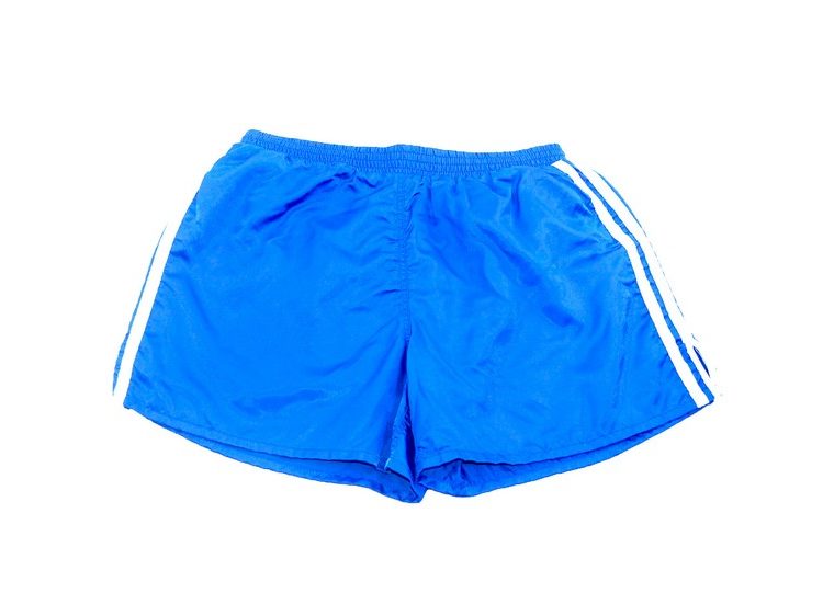 90s Blue Satin Adidas Shorts