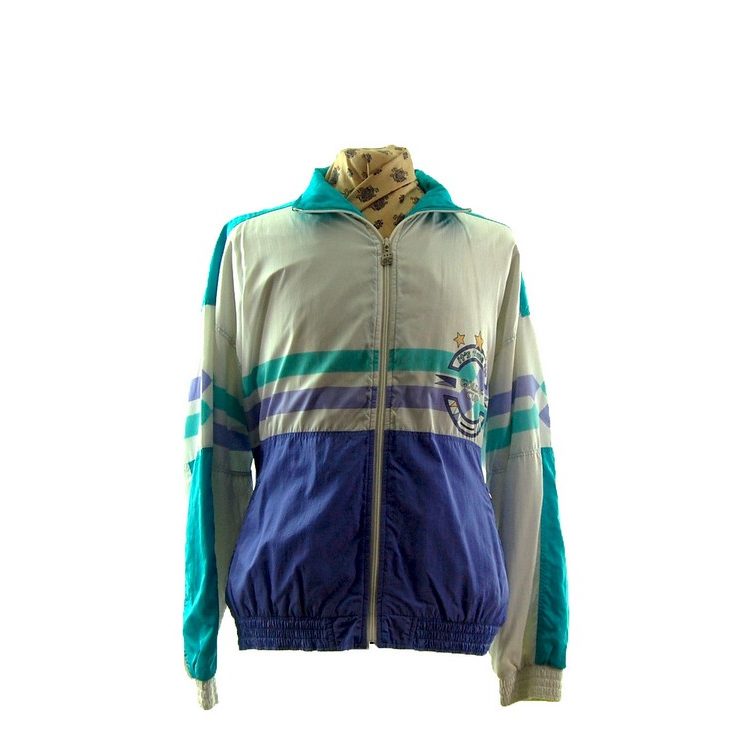 90s Golden Cup Shell Suit Jacket