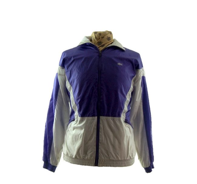 90s Purple Shell Suit Jacket