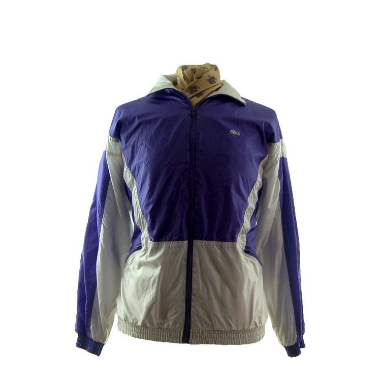 90s Purple Shell Suit Jacket