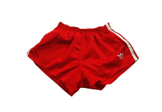 90s Red Adidas Shorts