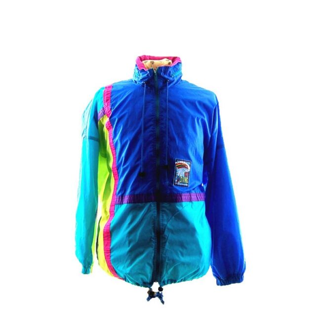 Blue 90s Windbreaker