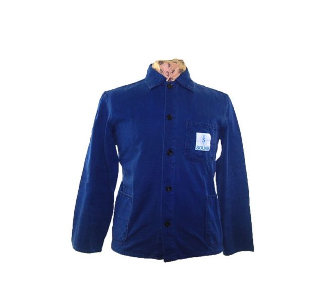 Blue Solvay Work Jacket