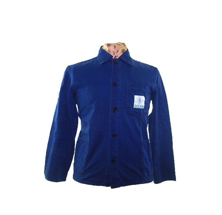 Blue Solvay Work Jacket