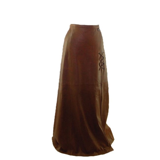Floor Length Tan Skirt