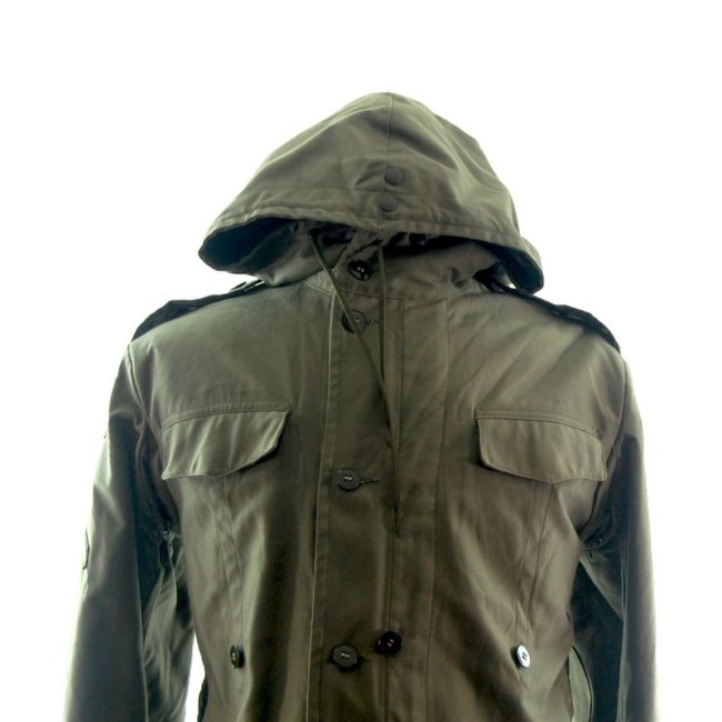 Front close up of German Army Nato Parka