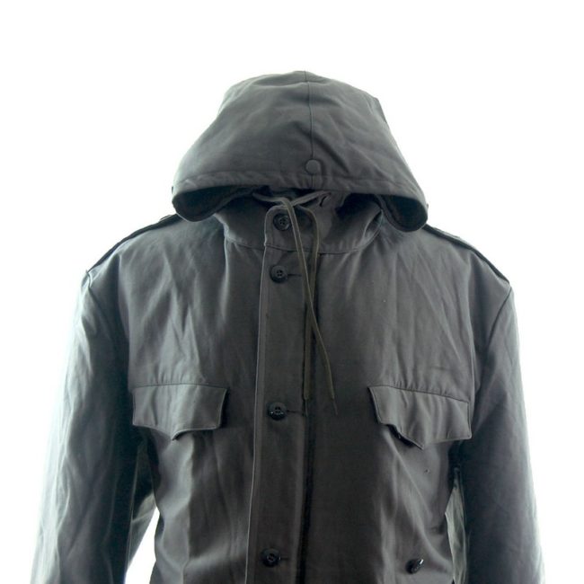 Front close up of Grey Nato Parka