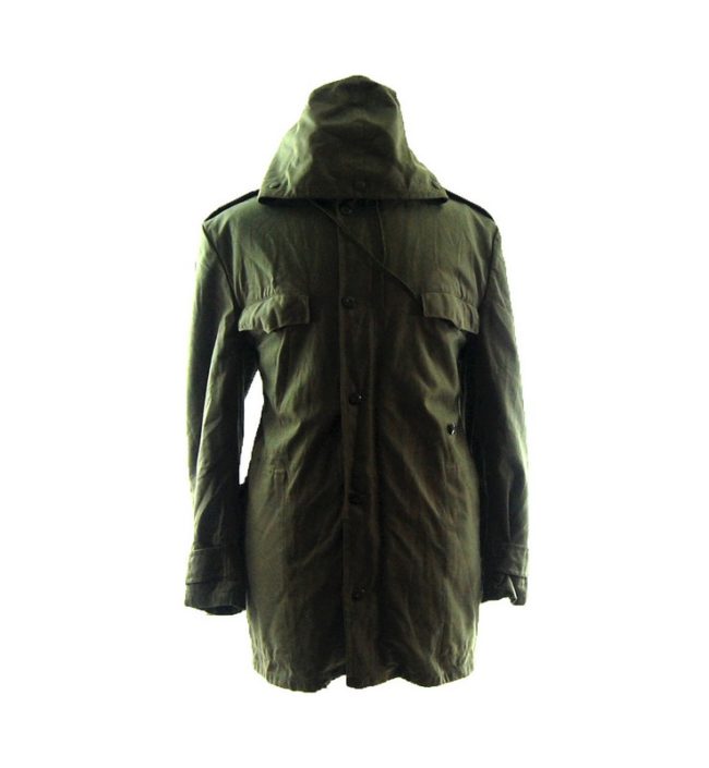 Green Military parka