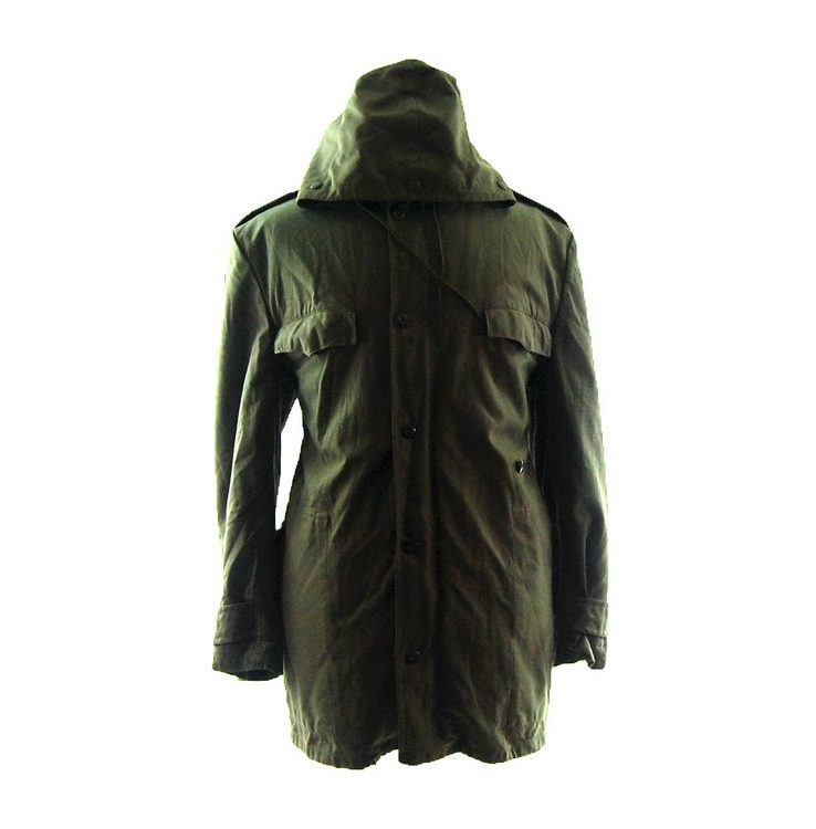 Green Military parka