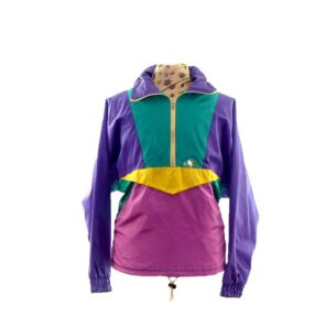 90s clothes men - Neon 90s Windbreaker Jacket