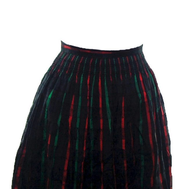 80s German Dirndl Skirt