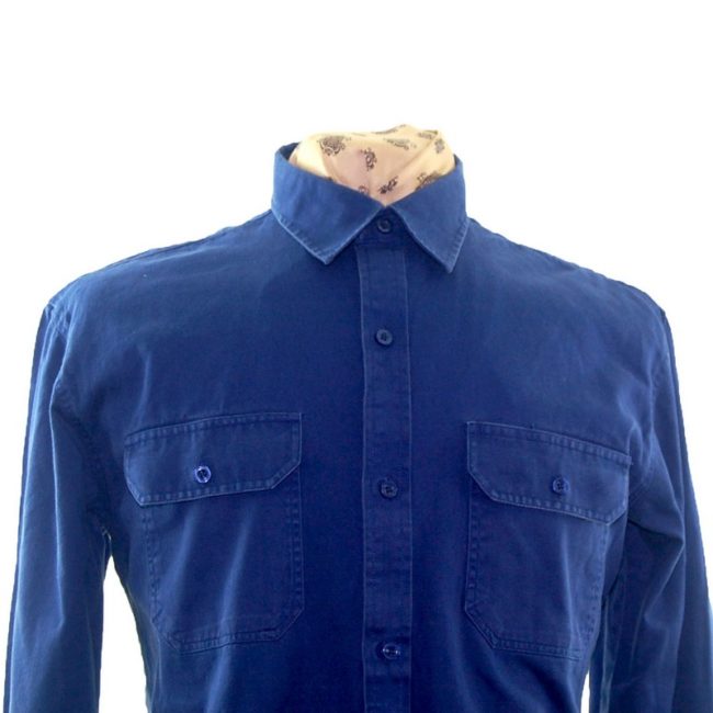 front of Blue Planam Work Jacket