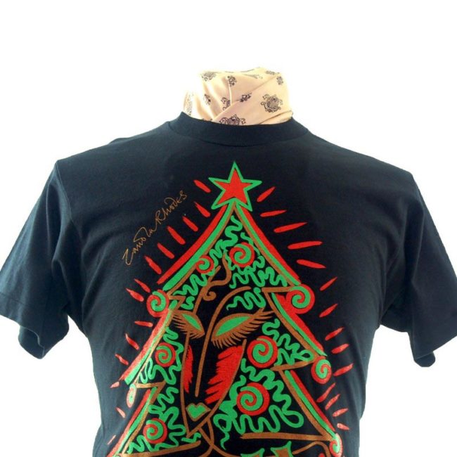 front of Christmas Tree Tee-Shirt