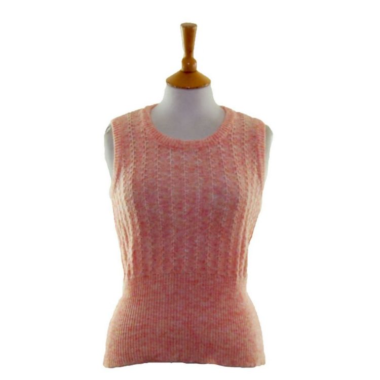 70s Peach Coloured Tank Top