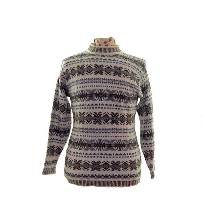 80s Aztec Inspired Jumper