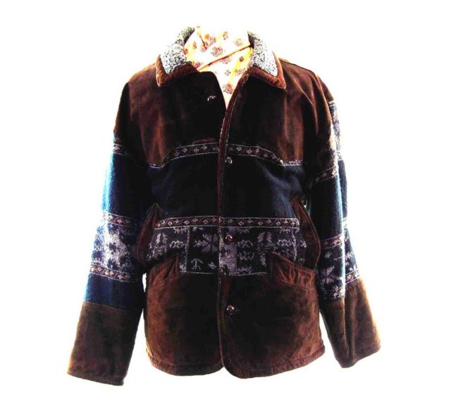 90s Aztec Blanket Jacket