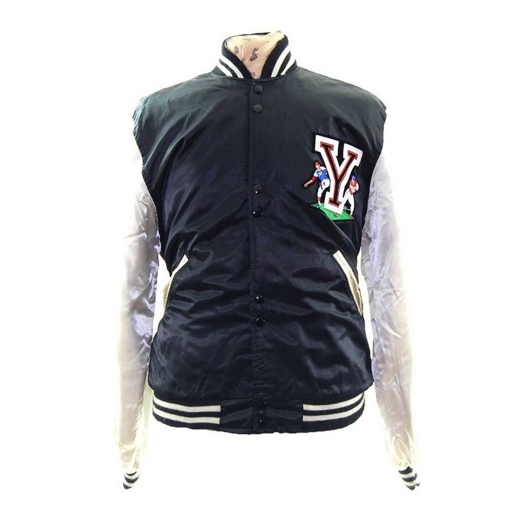 Baseball Black Satin Jacket