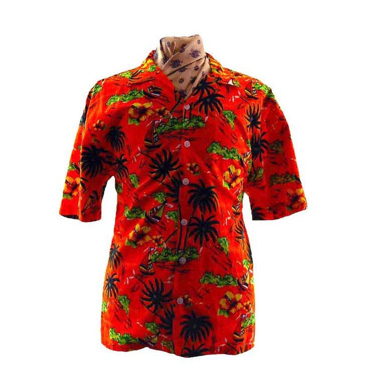 90s-Orange-Hawaiian-Shirt