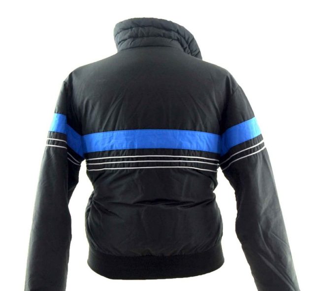 Back of Mens Black Ski Jacket