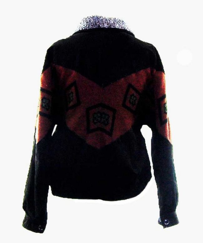 Back of Mens Vintage Aztec Jacket