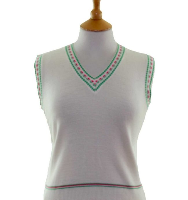 Close up front photo of 70 V Neck Tank Top