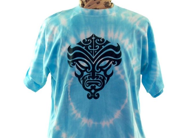 front of Blue Tie Dye Tee-Shirt