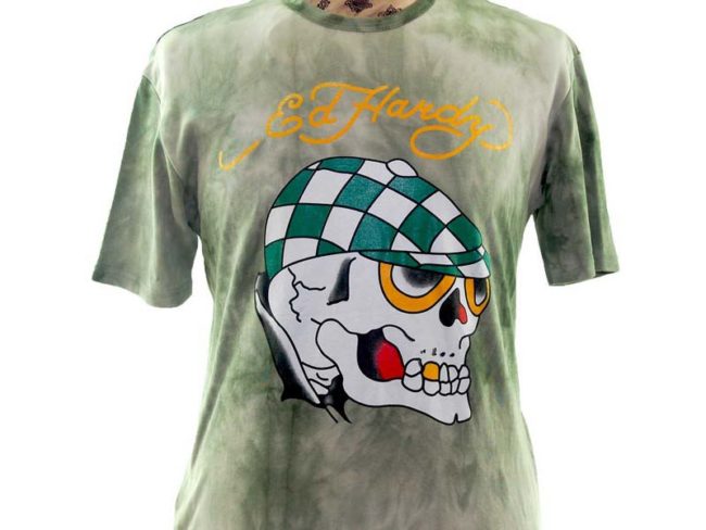 Front close up image of Ed Hardy Tee-Shirt
