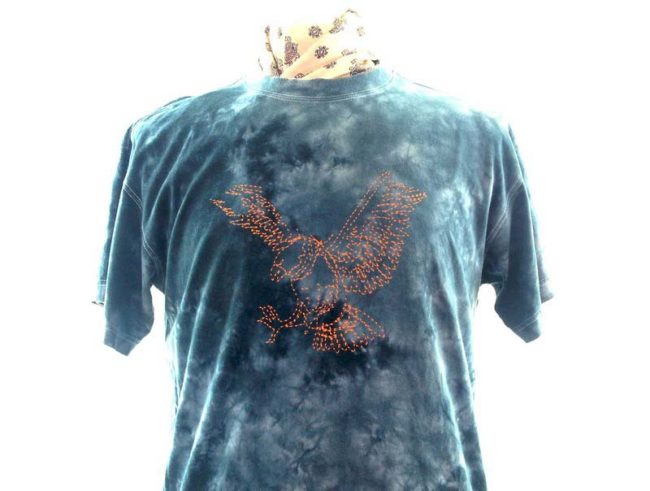 Front close up of Orange Eagle Tee-Shirt