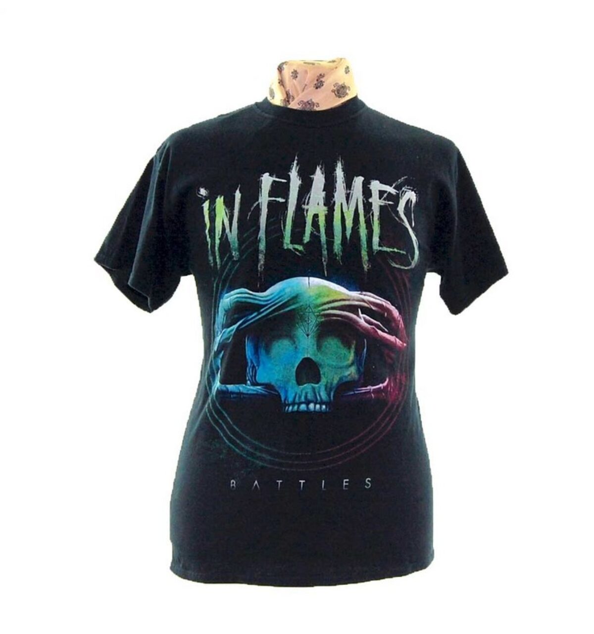 In Flames Band Tee Shirt L Blue 17 Vintage Clothing