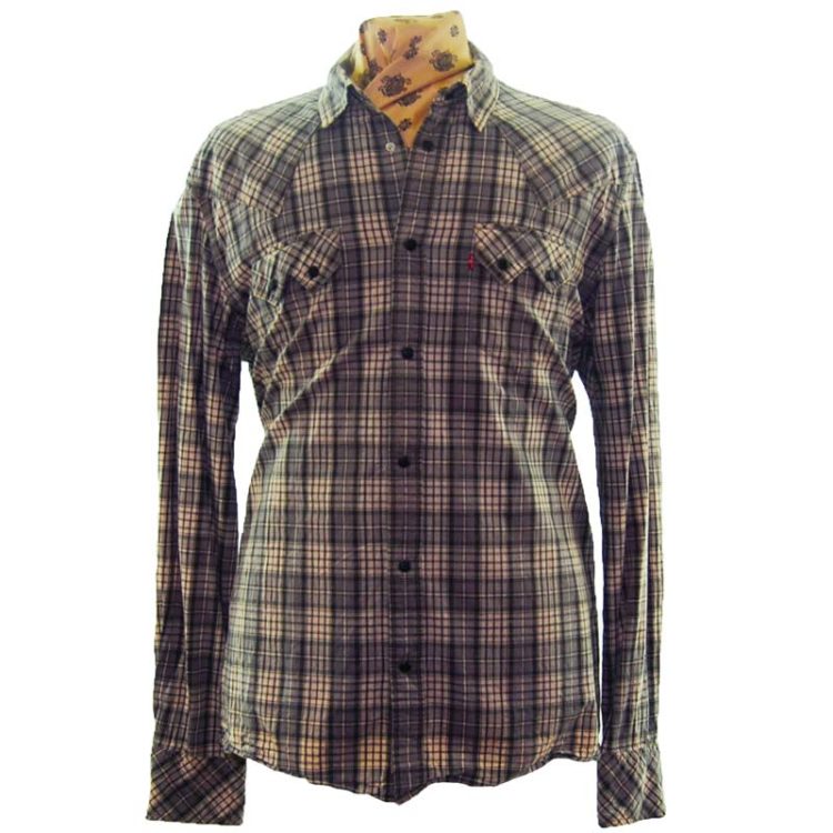 Levis Checked Western Shirt