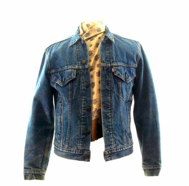 Levis Four Pocket Denim Jacket - L - Blue 17 Vintage Clothing