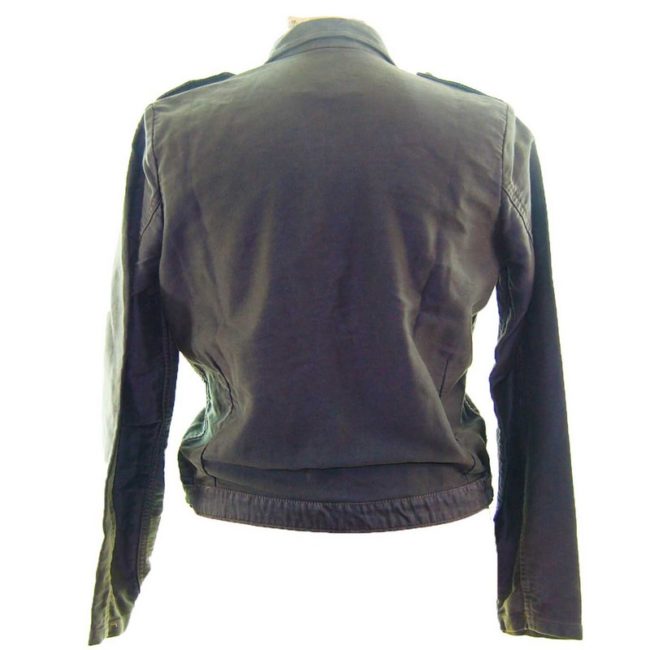 Photo of back of 1950s Beva Workwear Jacket
