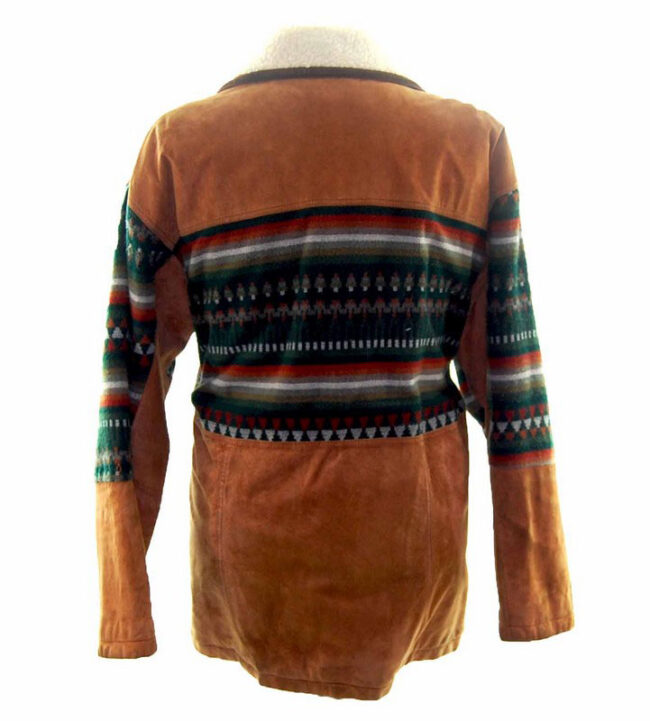 Rear view of 90s Mens Southwestern Jacket