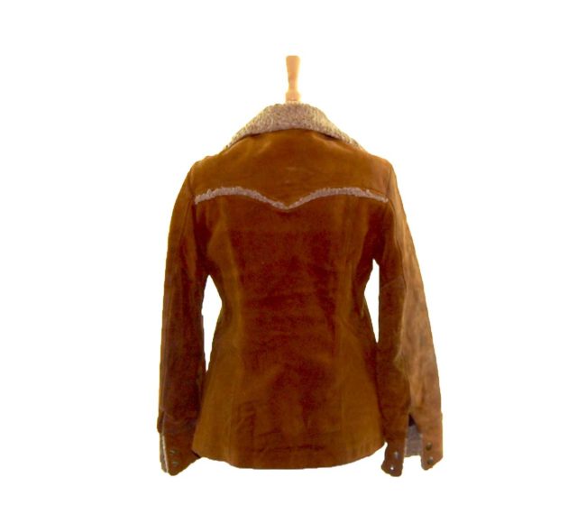 Rear view photo of 70s Suede Jacket