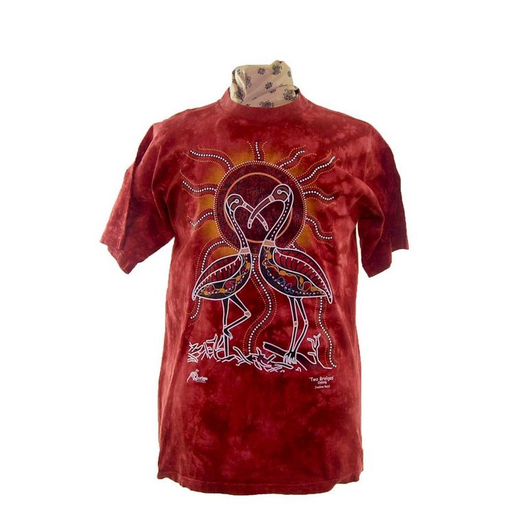 Red Tie Dye Tee-Shirt