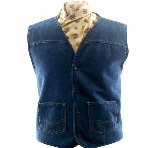 Sears Western Wear Denim Waistcoat