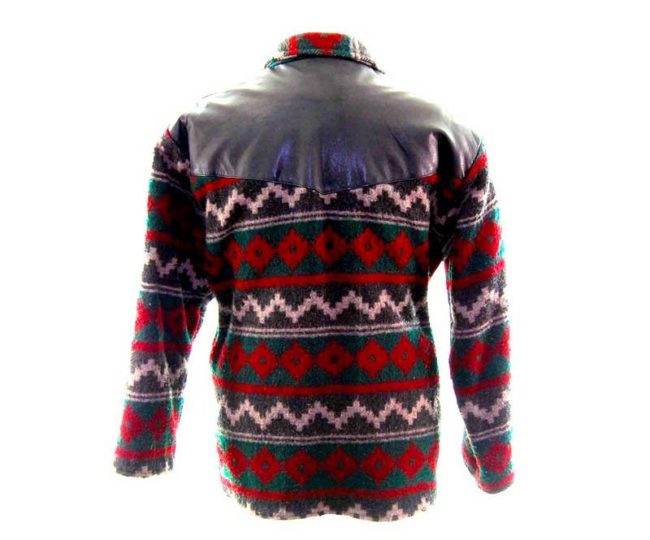 back of Aztec Design Jacket