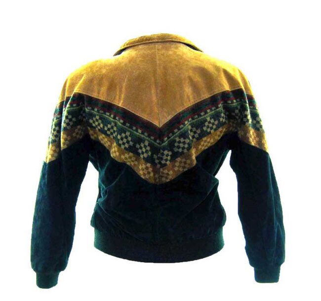 back of Aztec Jacket Mens