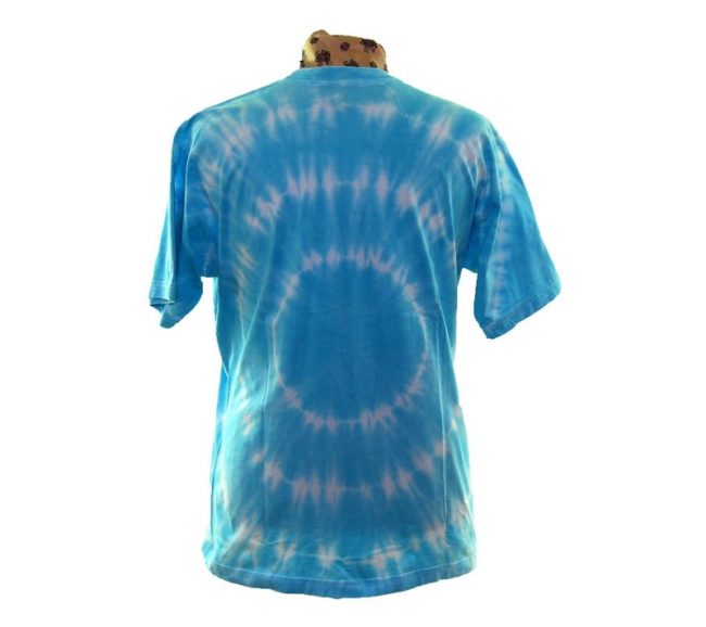 back of Blue Tie Dye Tee-Shirt