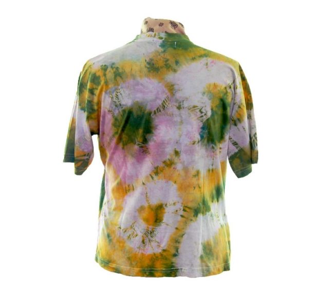 back of Green Tie Dye Tee-Shirt