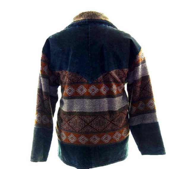 back of Mens Aztec Jacket