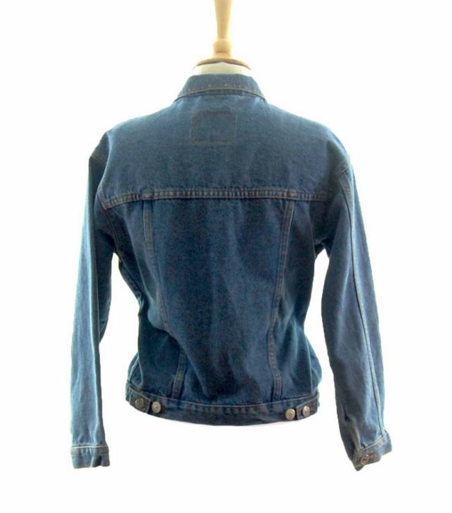 back of Vintage Dark Blue Levis Jacket