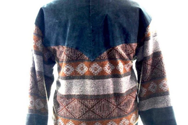 center back Mens Aztec Jacket