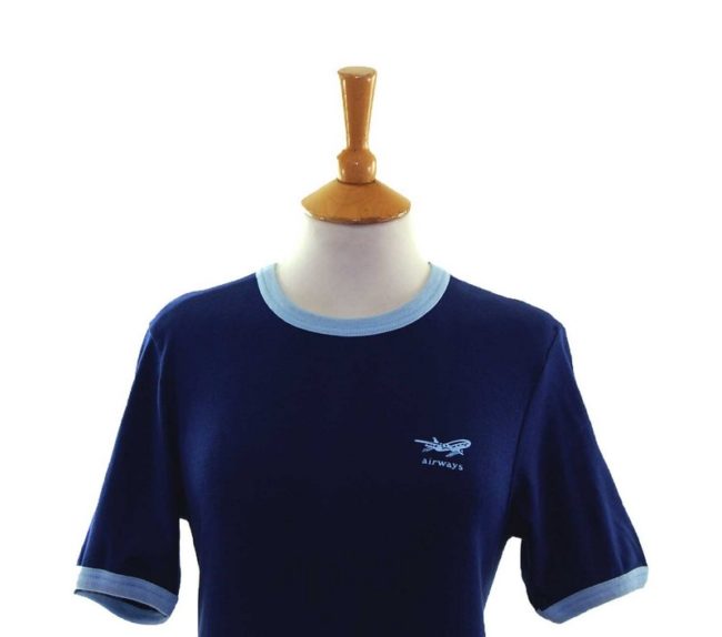 close up of 70s Airways Tee Shirt