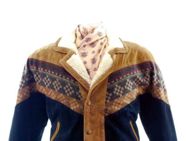 front of Aztec Jacket Mens