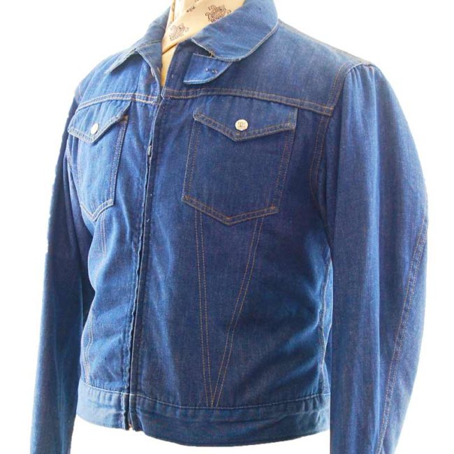 side-of-70s-Montgomery-Ward-Denim-Jacket-With-Blanket-Lining