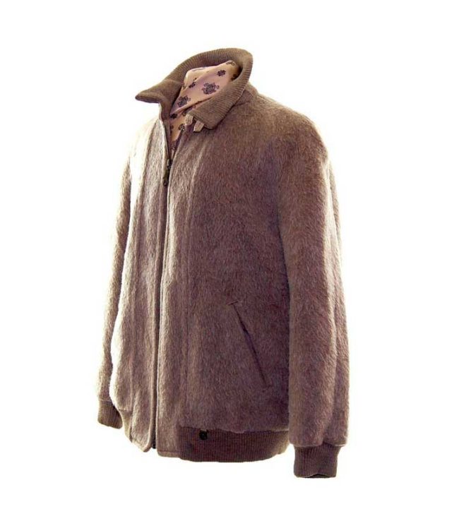 side of Brown Wool Westbury Jacket