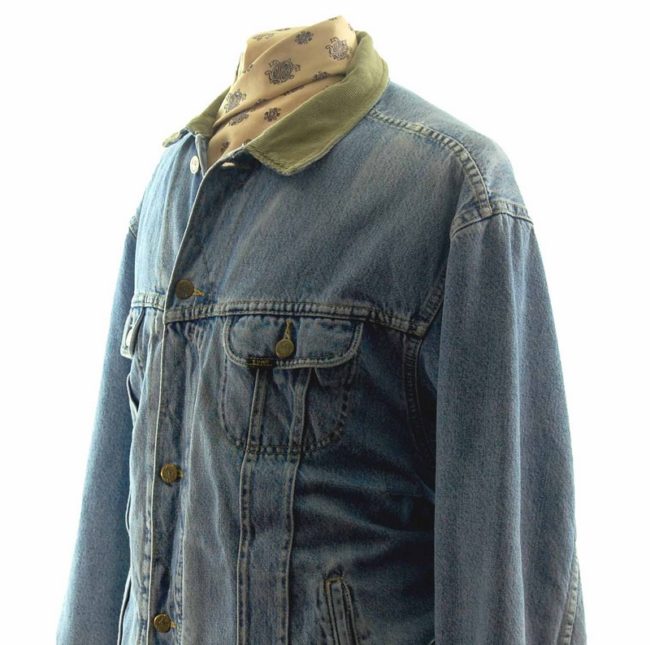 side of Denim Jacket