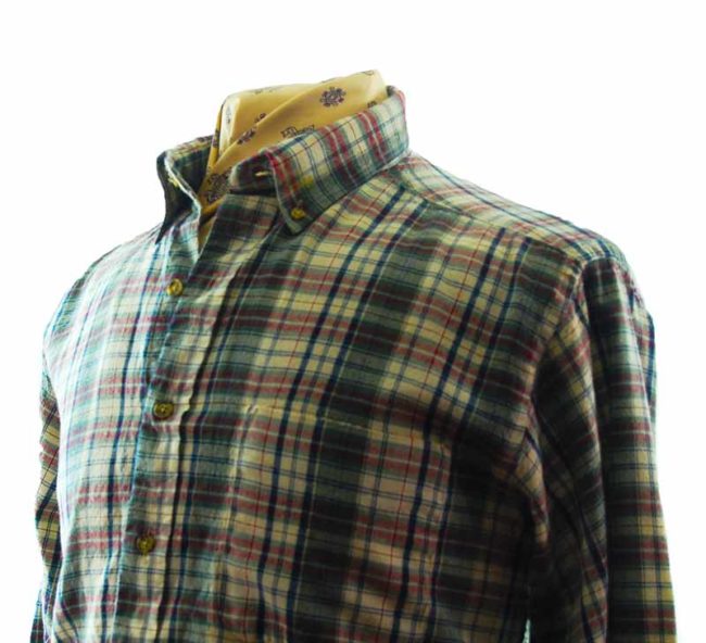 side of Pendleton Plaid Shirt